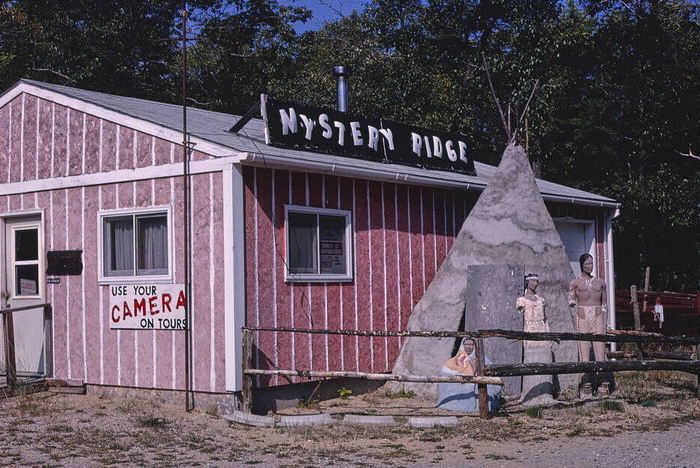 Mystery Ridge - Old Post Card (newer photo)